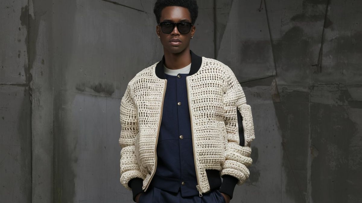 stefan cooke crochet bomber