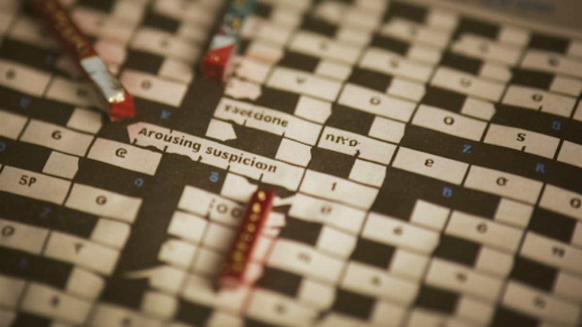 arousing suspicion nyt crossword clue