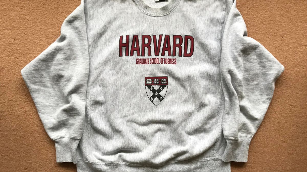 Harvard Business Logn Sleeve School Shirt